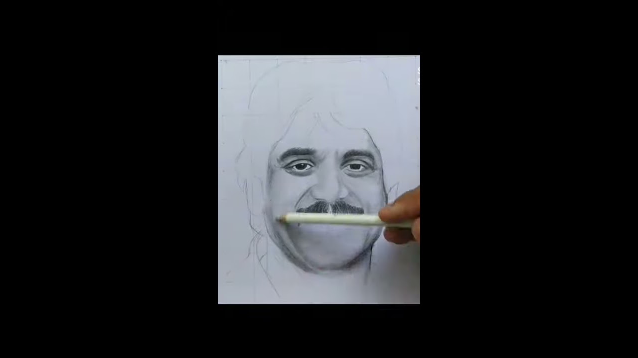 bigg boss telugu Nagarjuna Drawing / Akkineni Nagarjuna Painting / king Nagarjuna  Sketch - YouTube